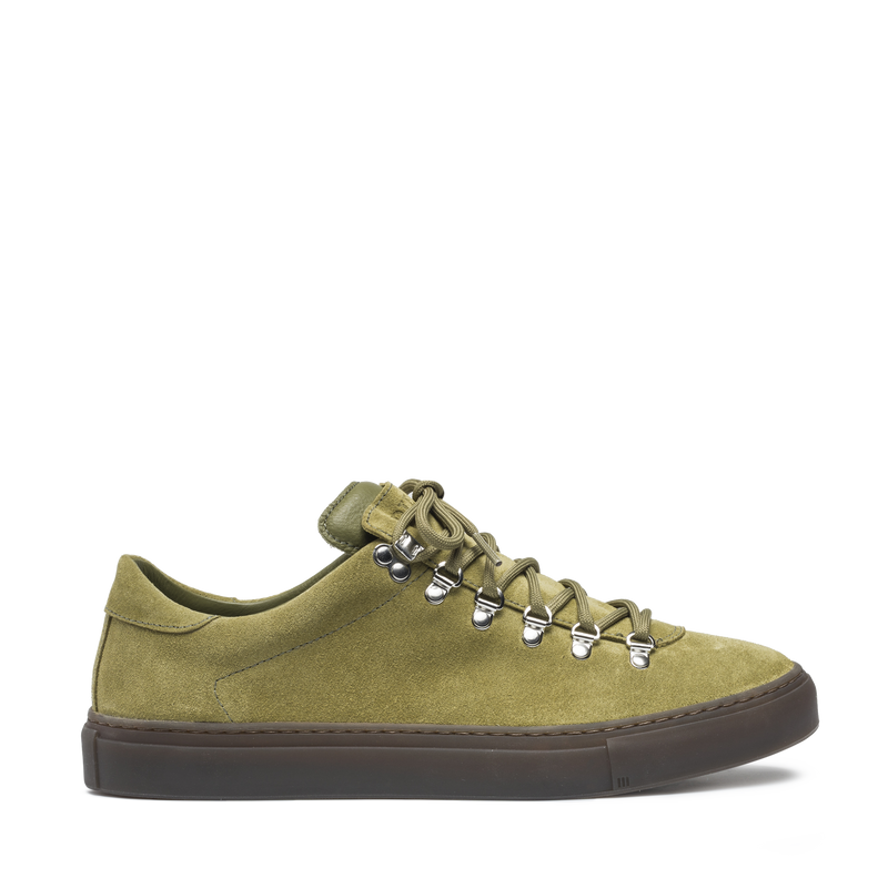 Marostica Low Green Moss Suede M